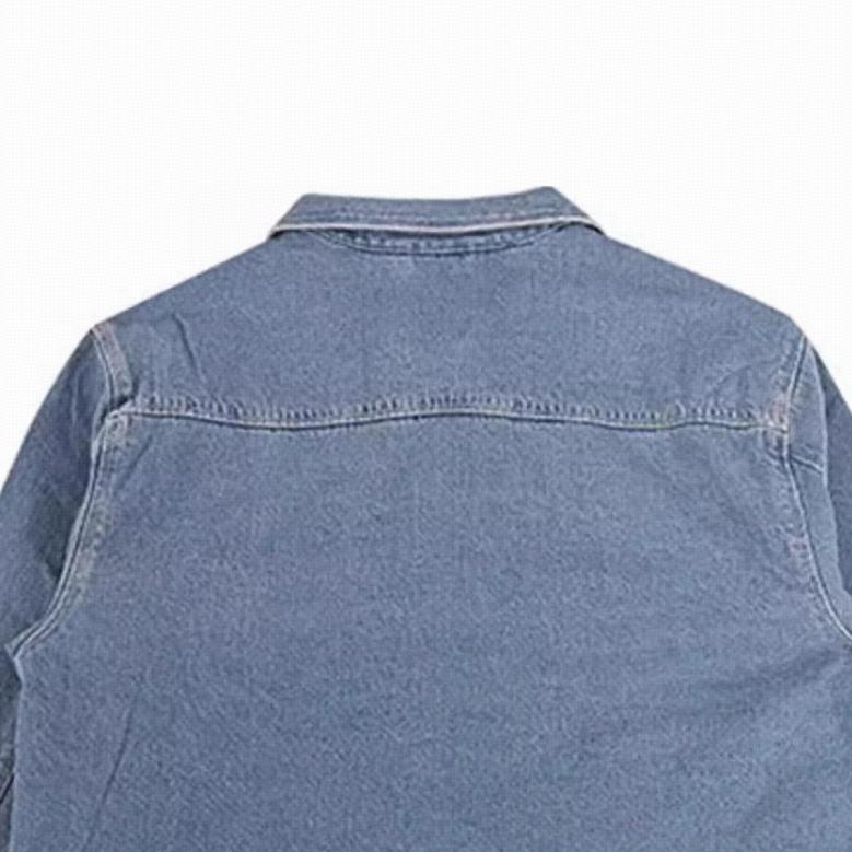 Vans Comfortable Casual Solid Color Polo Jacket Men Jackets Gray Blue VN000KV7CDX