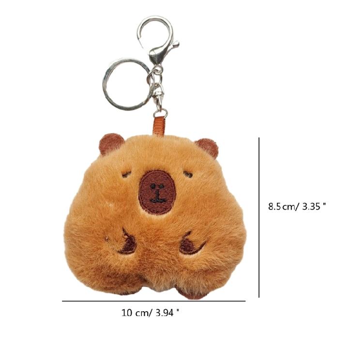 Guinea Pigs Pendant Plush Keychain Purse Bag Charm Stuffed Backpack Decoration