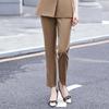 Women's High-Waisted Straight-Leg Suit Trousers