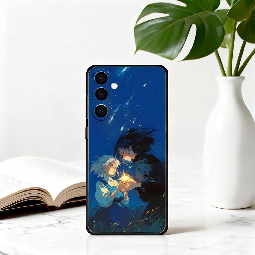 Healing H-Howles M-Moving C-Castles-es Phone Case For Samsung Galaxy A73,A72,A71,A70,A53,A52,A51,Soft Silicone Black Cover