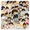 50 Cotton Doll Graffiti Stickers Cartoon Cute Doll Decorative Mobile Phone Case Water Cup Creative Stickers