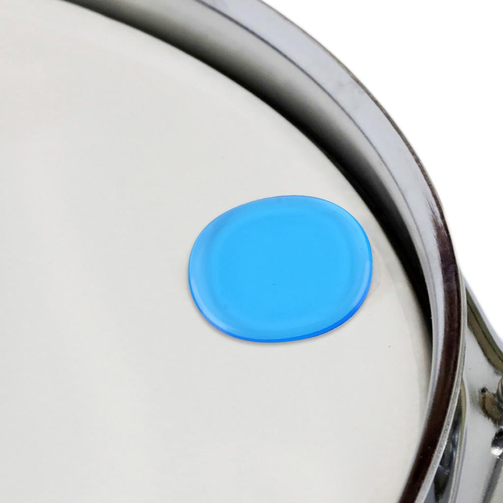 Drum Damper Gel Pads Multicolor Transparent Silicone Drums Silencer Set with Key