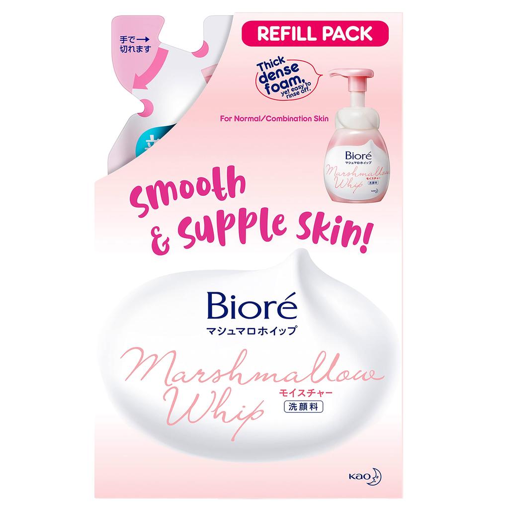 Biore Marshmallow Whip Moisture Foaming Face Wash Refill 130ml