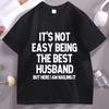 Husband Gift From Wife Husband Birthday Clothes Newly Married T Shirt Unisex Casual Short Sleeve Round Neck Tees Male Clothing