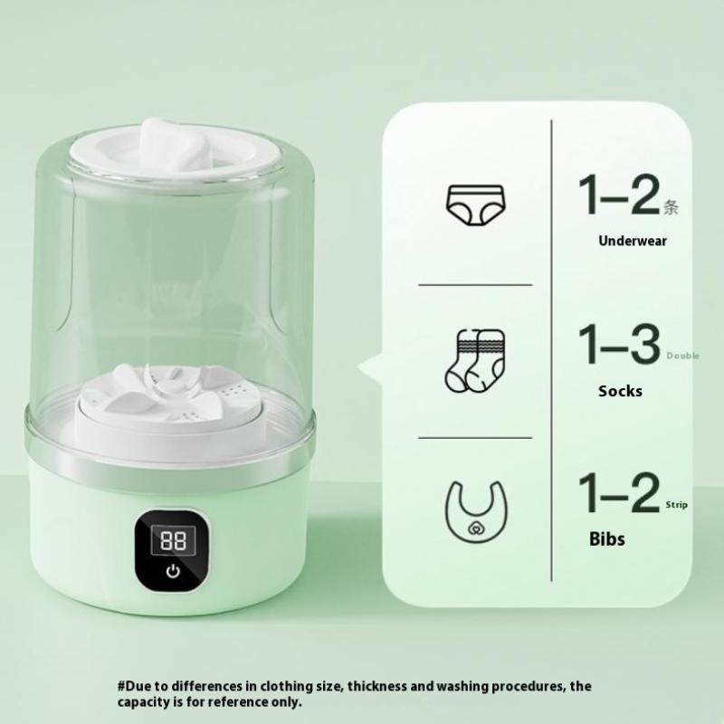 Portable Mini Washing Machine Small Laundry Washer Machine Clothes Cleaning Tool For Dormitories Travel Camping El Apartment