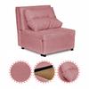 Fold-out Armchair Sleeping Function KIMO Bedding Container Family Furniture C Róż
