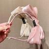 Spring/ Girl Bow Bezel Headband Solid Hair Band Diademas Para El Pelo Mujer Headbands for Women