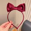 Hair Accessories Gift Sweet Decoration Children Hair Band Princess Hair Hoop Velvet Bow Hair Band