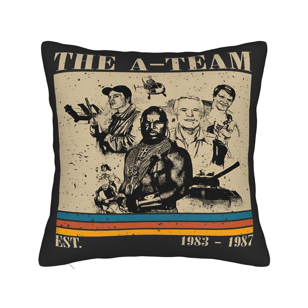 The A Team Pillowcases Cute Funny Pillow Case For Living Room Bed Chair Soft Pillow Cover