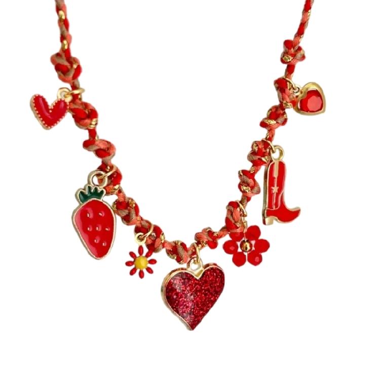 Stainless Steel Jewelry Unique Marine Theme Necklace Rope Chain Necklace Adjustable Length Holiday Accessory for Daily