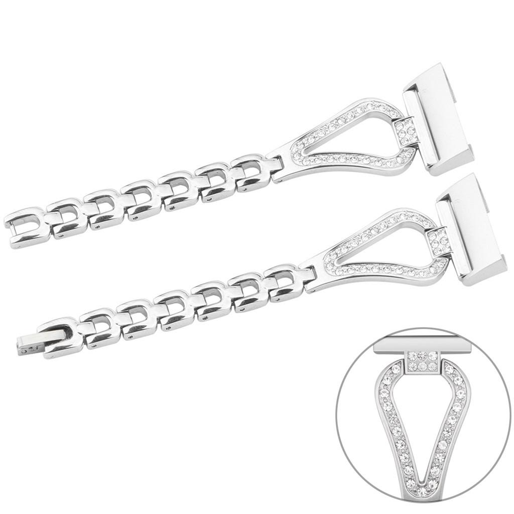 

Браслеты из нержавеющей стали сменный ремешок для часов Charge 3 серебряный