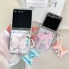Korean Style Bow Flip Case for Samsung Z Flip7/Z Flip6 - Drop-Proof, Creative Design for Women