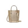 Tory Burch Perry Fashion Casual Embossed Logo Leather Tote Bag Women tote bags Gold 152372-272