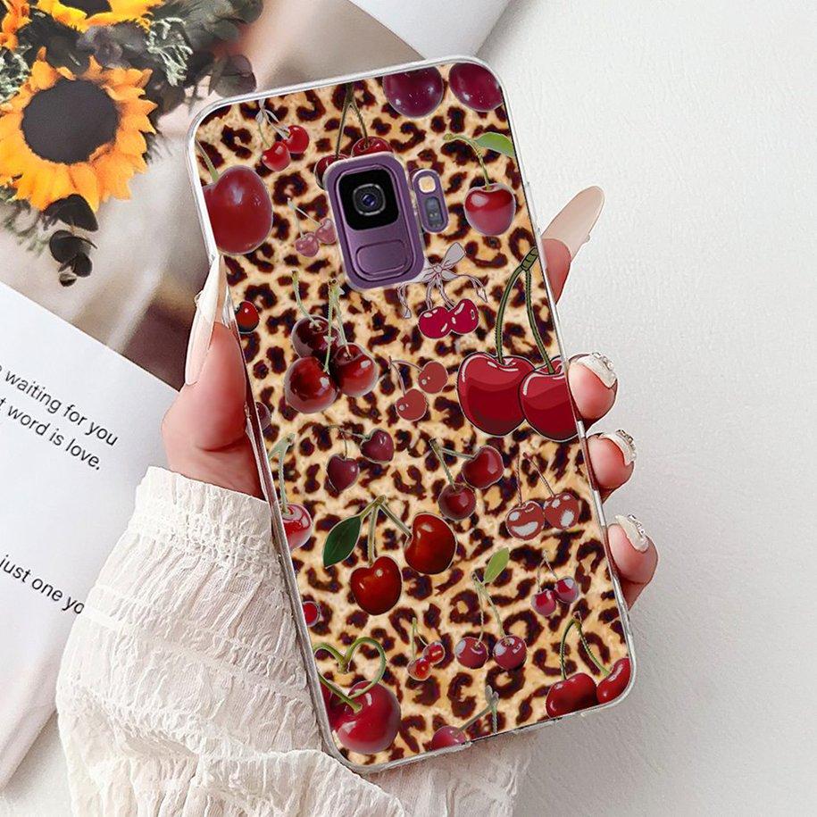 For Samsung Galaxy S9 Case SM-G960F Cover Fashion Flower Soft Slim Back Cover For Samsung S9 Plus S 9 GalaxyS9 S9+ SM-G965F Capa
