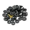 48 Pieces Rubber Faucet Washer Plumbing Repair Kit Easy to Replace with Screw Assorted Seal
