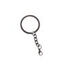 Gun Black Metal Key Chain Doll DIY Jewelry Handmade Accessory
