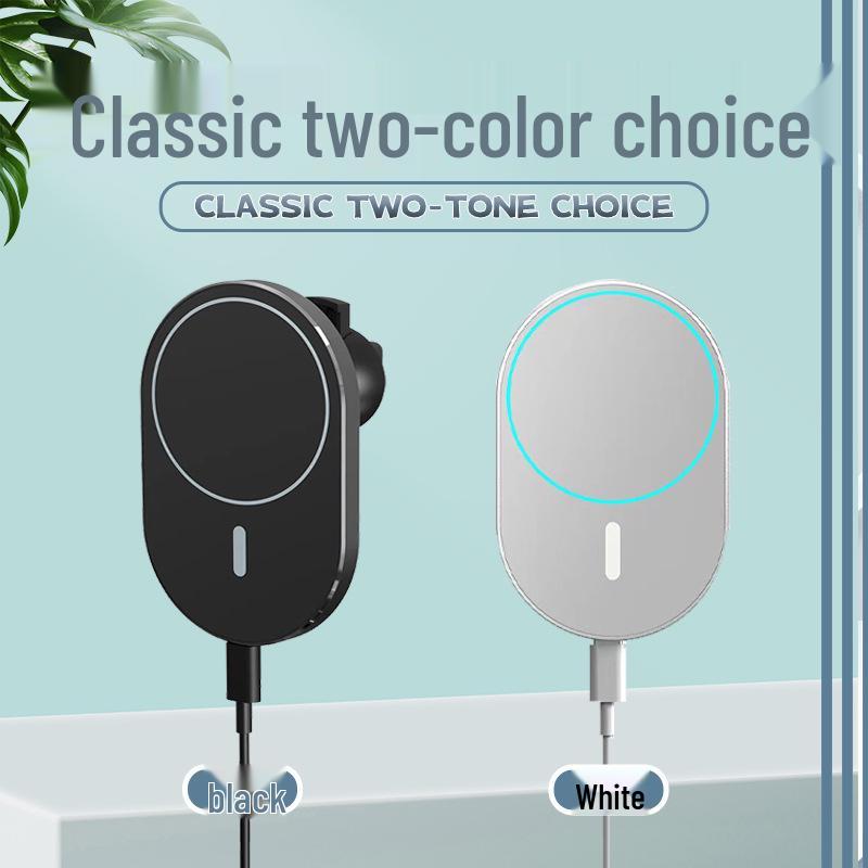 15W Magnetic Wireless Car Charger with Air Vent Holder