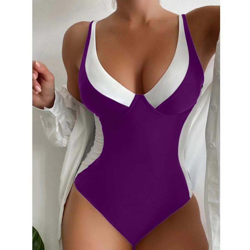 Hot swimsuit women s one-piece meat cover and thin large size hot spring swimsuit S