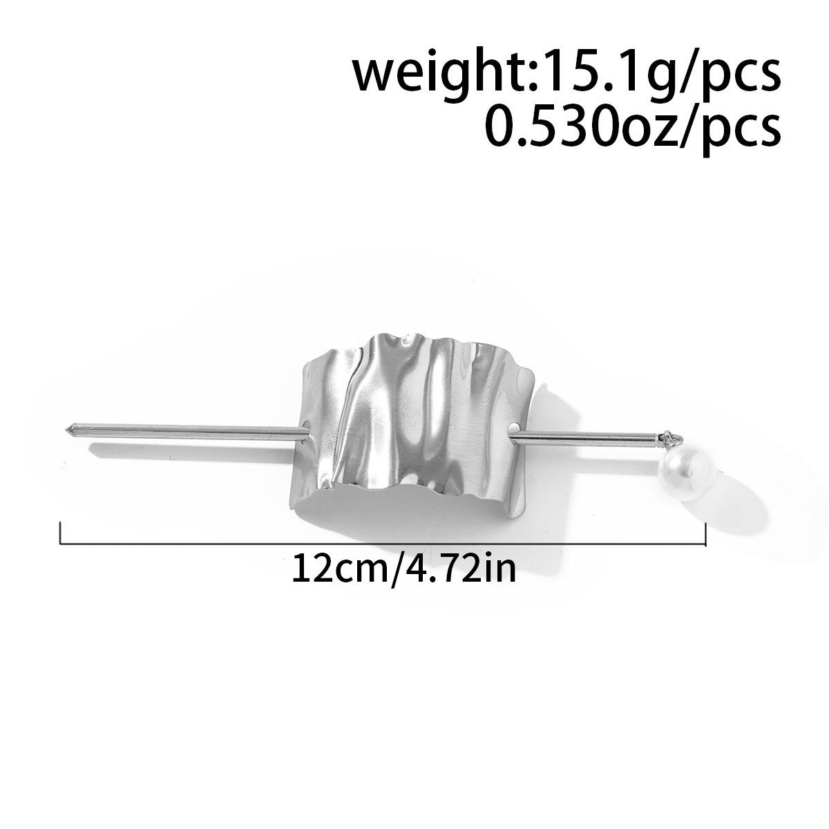 

Популярные головные уборы Преувеличенные сплавы Индивидуальные аксессуары для волос Искажение ветра Неправильная шпилька Шпилька серебряный