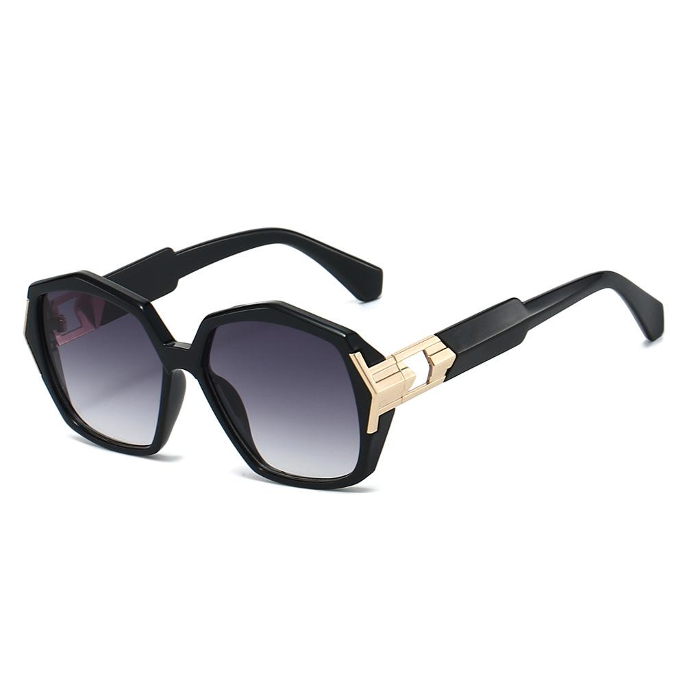 

2025 Hexagon Ins Fashion Sunglasses Women Travel Causal Uv400 Sun Shades Europe Brand Designer