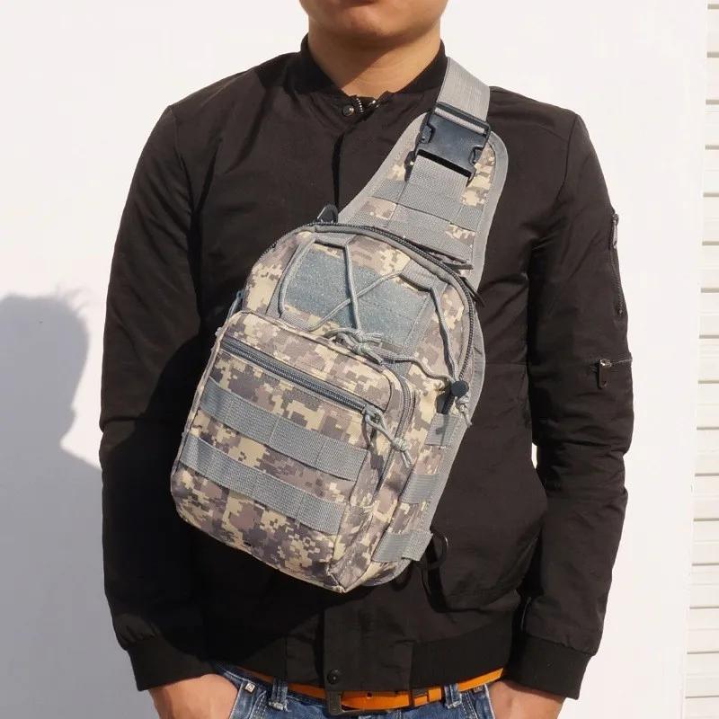 Men's outdoor Chest Pack 900D Oxford Mountaineering Camping Fishing Trekking