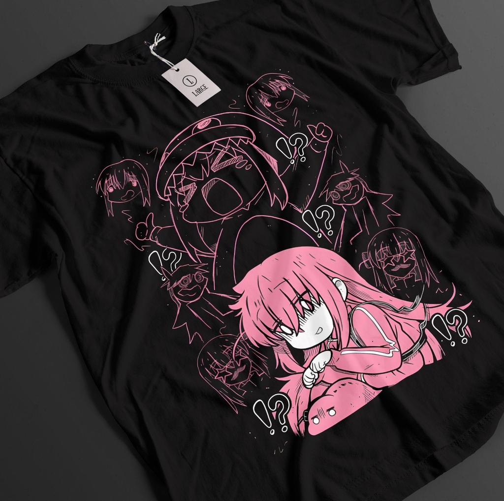 Bocchi The Rock Shirt Hitori Bocchi Tshirt Nijika TShirt Ryo Top Kita Anime Tee