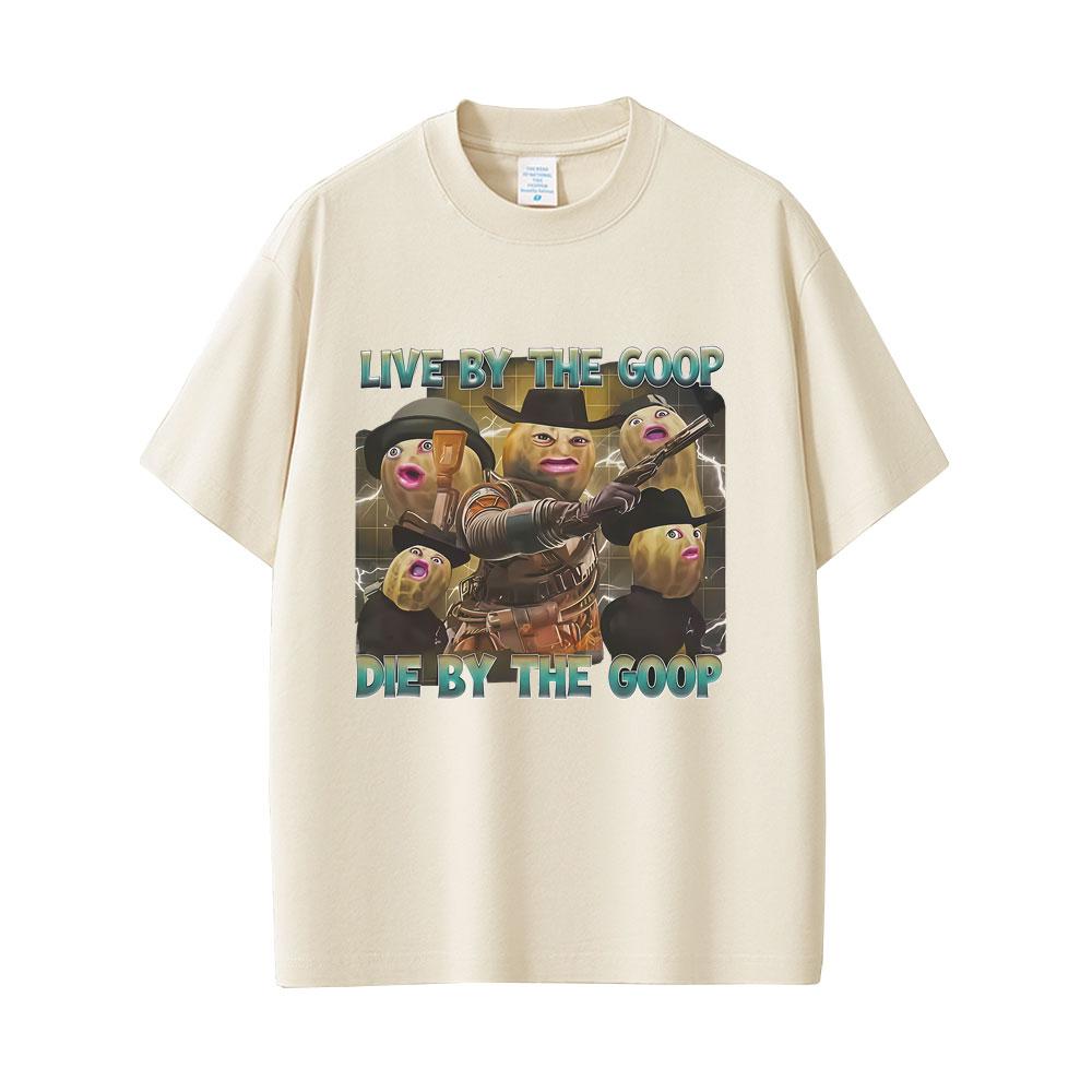 The Burnt Peanut Goop Goop Goop Funny Meme Tshirt Unisex Women Casual Humor T Shirts Unisexs Cotton Oversized Short Sleeve Tshirts