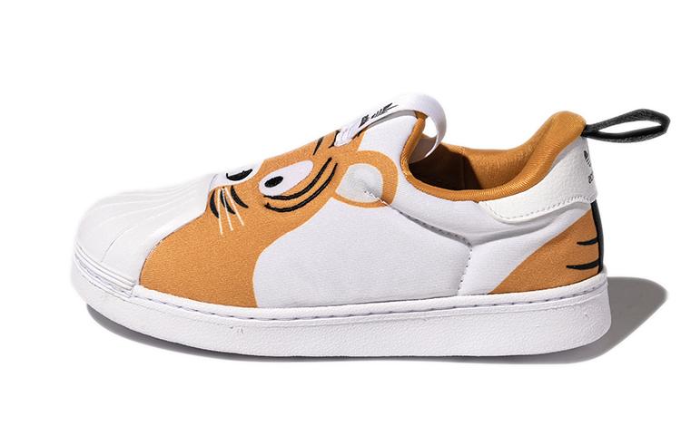 

Adidas Originals SUPERSTAR 360 C Casual Low top Kids Skateboarding Shoes White Orange Children Aged 3 7 Years Old Q46318 34