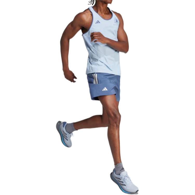 Adidas Boston Marathon 2024 Own The Run 5' Shorts Casual Shorts Men's Ink Blue IS9555