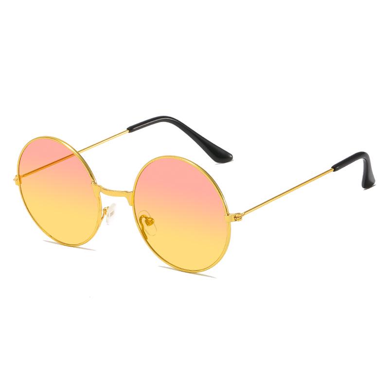 

Модные ретро круглые солнцезащитные очки с линзами цвета океана для свадеб и пляжной одежды