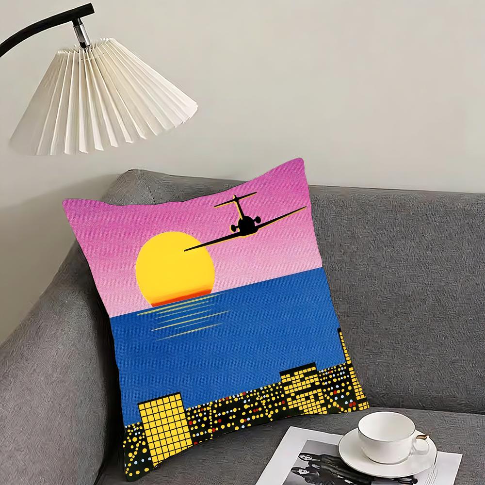 

Hiroshi Nagai Fashion Cushion Cover Pillowcase Ultra Soft Skin Friendly Fabric Cloud Like Comfort Concealed Zipper 30x30cm