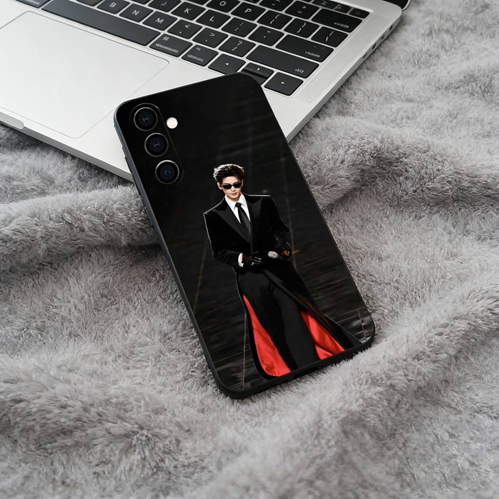 Actor Linghe Zhang Phone Case For Samsung Galaxy A73,A71 A72,A70,A53,A52,A51,Soft Silicone Black Cover
