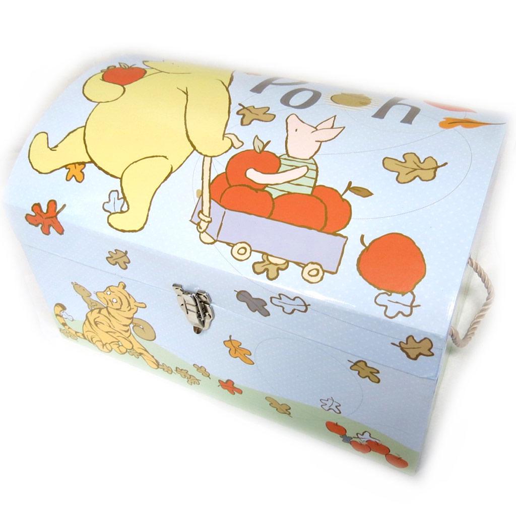 Winnie l'Ourson [N0908] - Set of 5 Dome Trunks 'Winnie the Pooh' Blue Yellow
