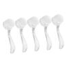 5pcs Soft Nail Dust Cleaning Brush Nail Art Powder Removal Brushes Manicure   Tool White
