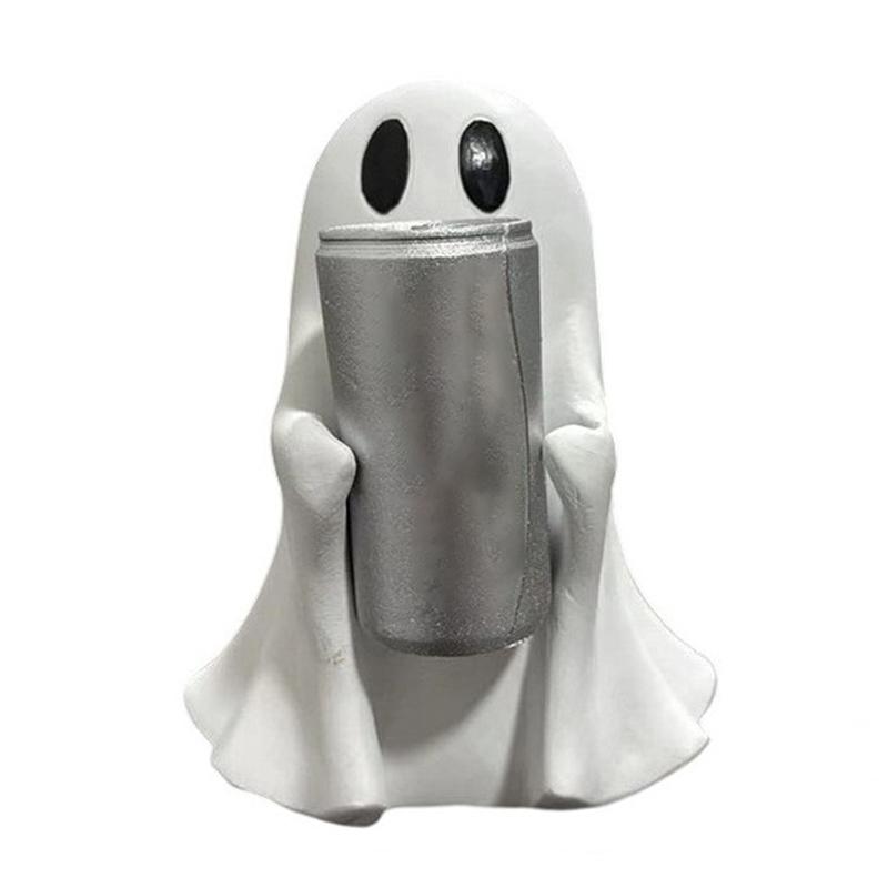 

Хэллоуин Статуэтка Привидения Кока-Колы, Милый Держатель для Напитков в Виде Привидения, Персонализированное Настольное Украшение, Жутковатый Держатель для Напитков для Колы, Веселые Подарки