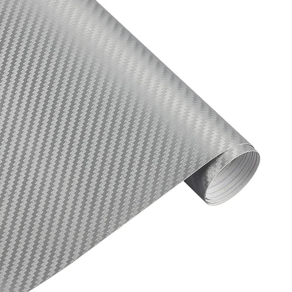 3D Carbon Fiber Vinyl Wrap Sticker 12 Colors Waterproof Film Motorcycle Auto Tuning Accessories Self-Adhesive Exterior Interior