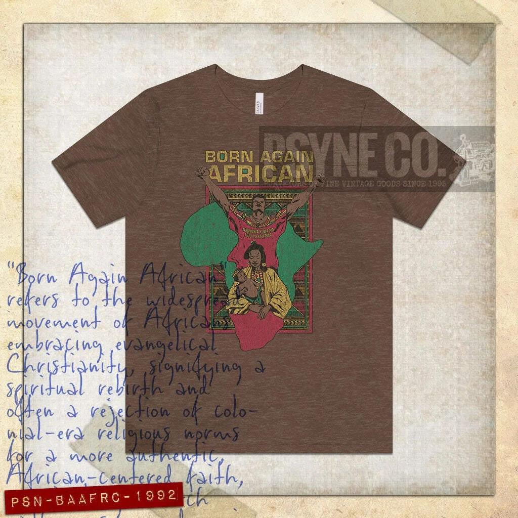 

Born Again African 1992 Vintage Men s T shirt XL