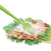 Silicone Spatulas Set - Pink 5 pcs Kitchen Utensil Set - Basting Pastry Brush - Pastry Oil Brush - Egg Beater - Slotted Turner,Green
