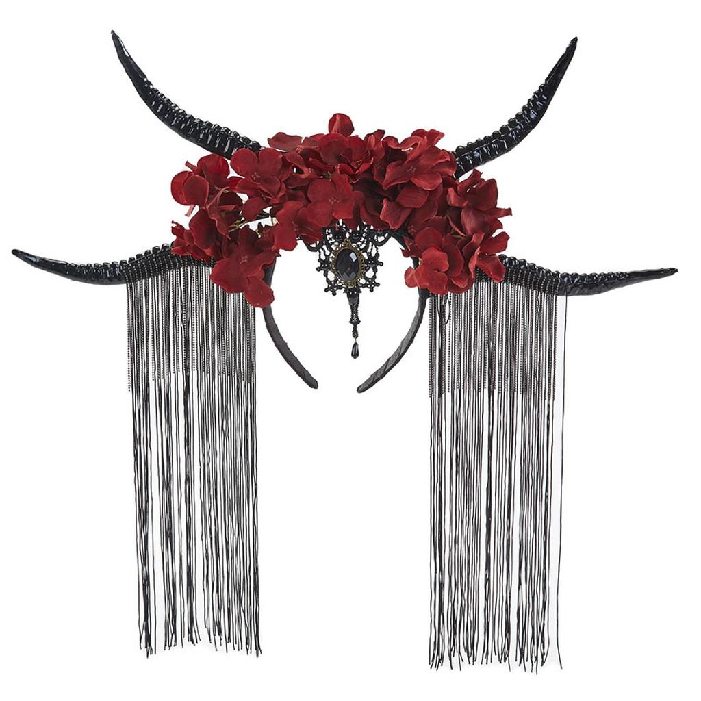 Antelope Horn Tiara for Costume Party, Original Hair Accessory