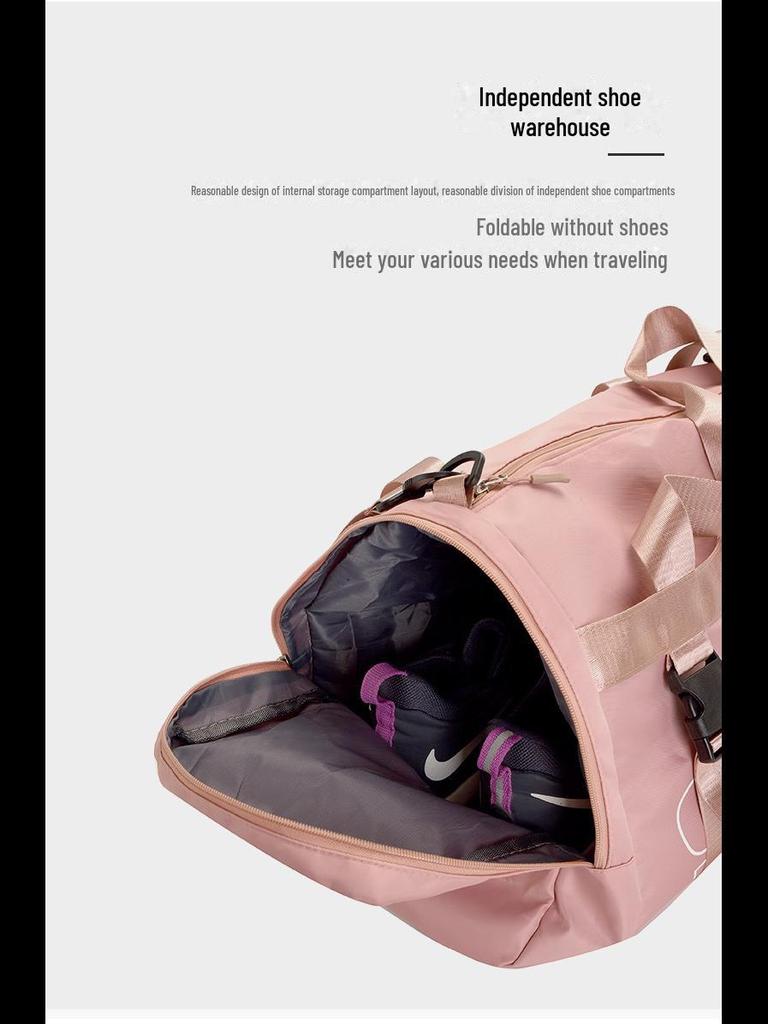 Unisex Sports Duffel: Wet/Dry Separation, Large Capacity, Ideal for Gym, Travel, and Swimming