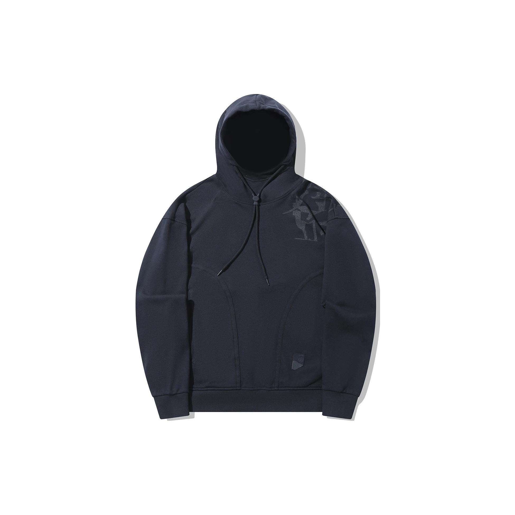 Li Ning Li Ning X Jackie Chan Kung Fu Collection Sweatshirt Men s Charcoal Black AWDT673-2 XL