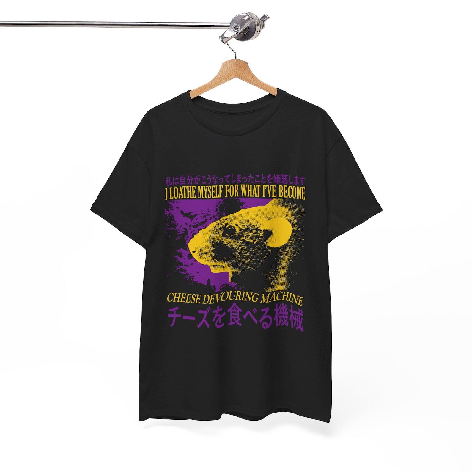 Футболка «Машина, пожирающая сыр, Крыса» 2XL