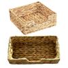 Woven Baskets Boxes Stylish Napkin Holder Rattan Woven Organizer Storage Bins for Shelves Bedroom Desk Living Room Table Decor