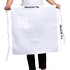 Multifunctional Polyester Half Cut Kitchen Apron Chefs Work Apron Stain Resistant for Professional Cooks Waiters