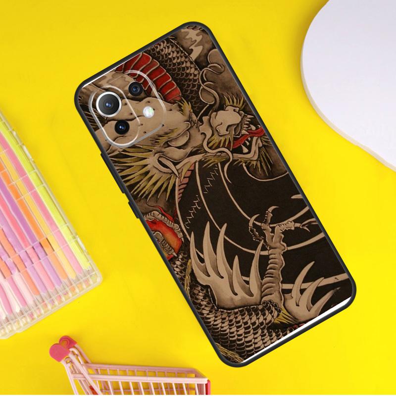 

Азиатский Китайский Дракон Чехол Для Xiaomi 14 Ultra 13 11T 12T 13T 14T Pro POCO X6 X7 Pro X3 X5 F3 F5 F6 M6 Pro Чехол Mi 12