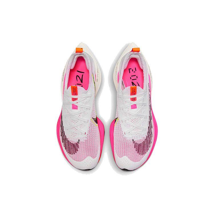 Nike Air Zoom Alphafly NEXT% Flyknit Rawdacious Women Sneakers White Black DJ5456-100