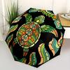 1pc Sea Turtle Mandala Automatic Opening/closing Umbrella with Auto Open/Close, Perfect Gift for Friends, Durable Plastic Handle yy250801192