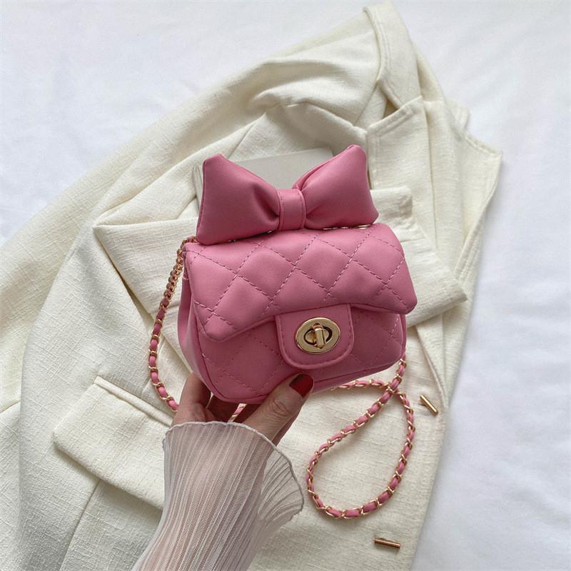Stylish Girl's Mini Crossbody Bag Chic Chain Shoulder Purse For Little Fashionistas