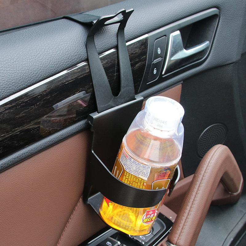 Car Cup Holder Universal Adjustable Black Truck Door Mount Drink Bottle Stand