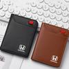 Men Wallet Car Logo Leather Purse Holder For Civic FIT Accord Prelude CRV 5th City CRZ CRX Jazz HRV Pilot Odyssey Insight BO8